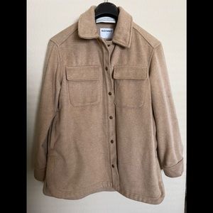 Neutral/Tan Shacket - Very Stylish